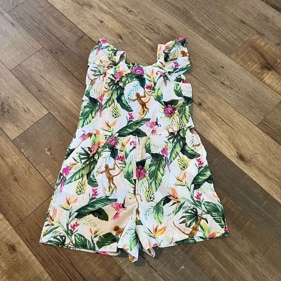 Janie And Jack Tropical Jungle Open Back
Romper NWT size 8 - Picture 1 of 4